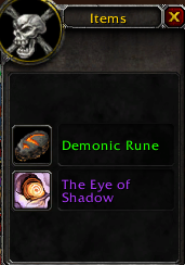 The Eye of Shadow Loot